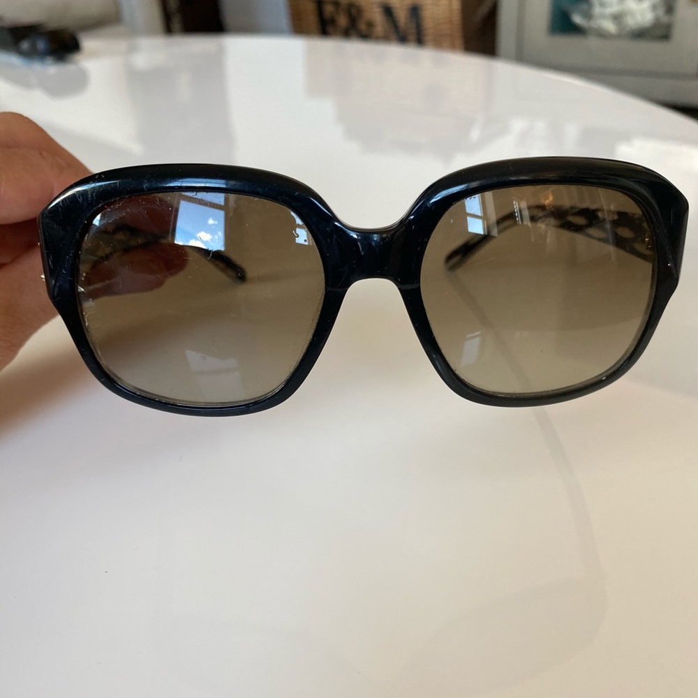 Tory Burch Black Tortoiseshell Sunglasses